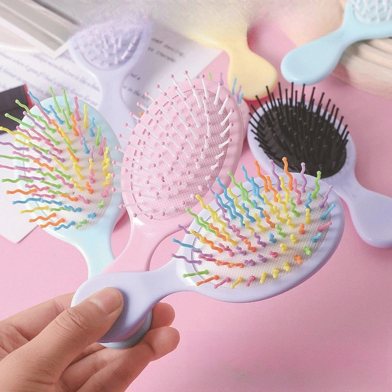 

Children's Air Cushion Comb Macaron Color Girls' Air Bag Combs Hair Care Massage Comb Shun Hair Anti Static Styling Accessories