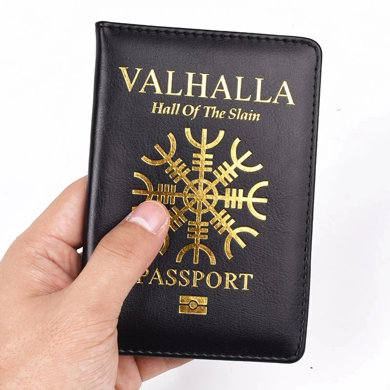 Fashion Anime Passport Cover Women Men Leather Protector Case for Travel Passports Cards