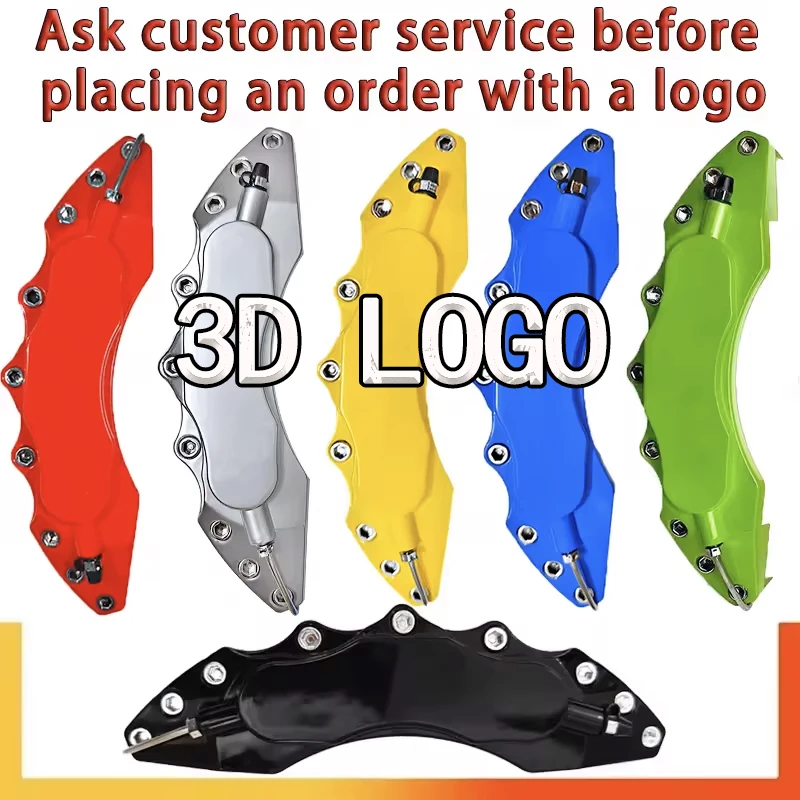 

4 pieces of General Motors plastic disc brake caliper cover 3D automotive caliper cover front and rear kit automotive parts