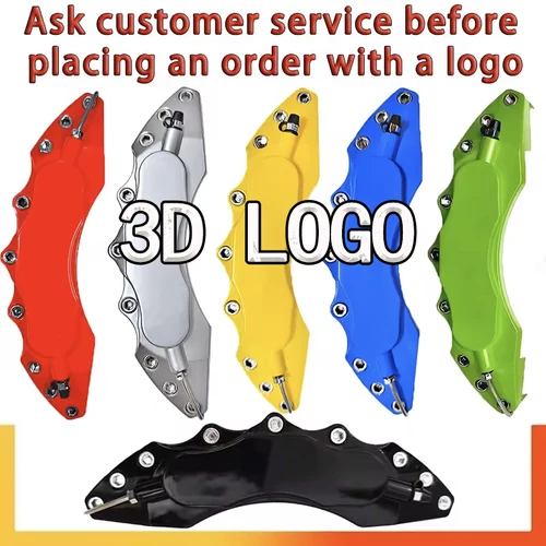 2/4 piezas de cubierta de pinza de freno de disco de plástico General Motors cubierta de pinza automotriz 3D kit delantero y trasero piezas automotrices