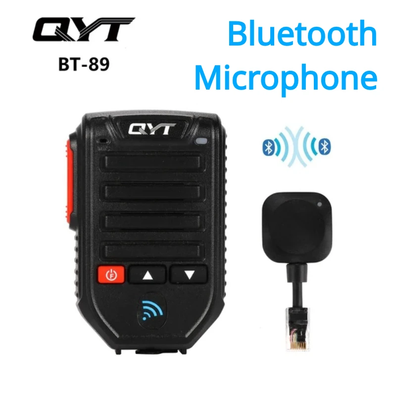 

QYT BT-89 BT89 Bluetooth беспроводной ручной микрофон с динамиком 8 контактов для детской магнитолы