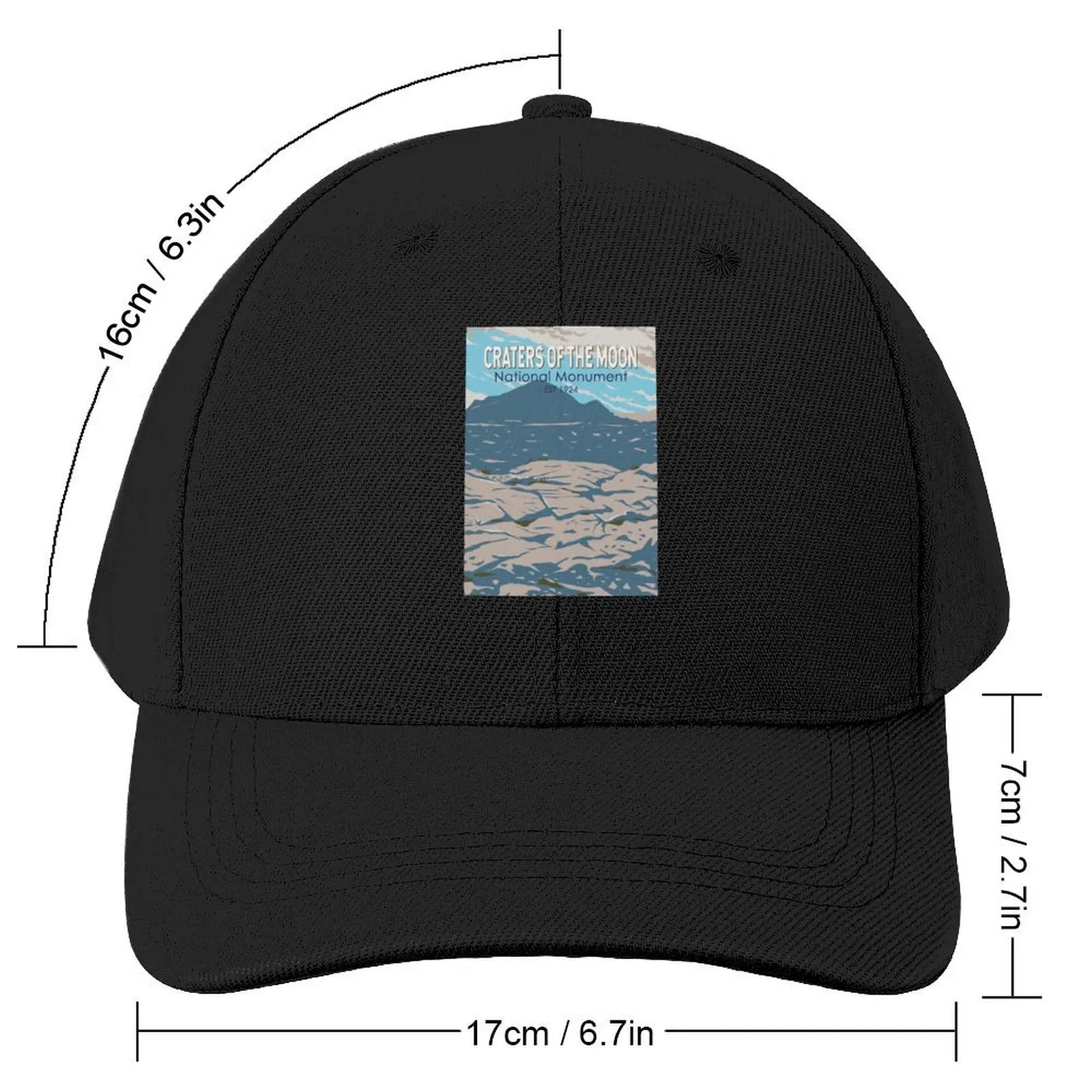 Craters of the Moon National Monument Idaho Vintage Baseball Cap beach hat fashionable Hat Man Luxury Baseball Men Women's