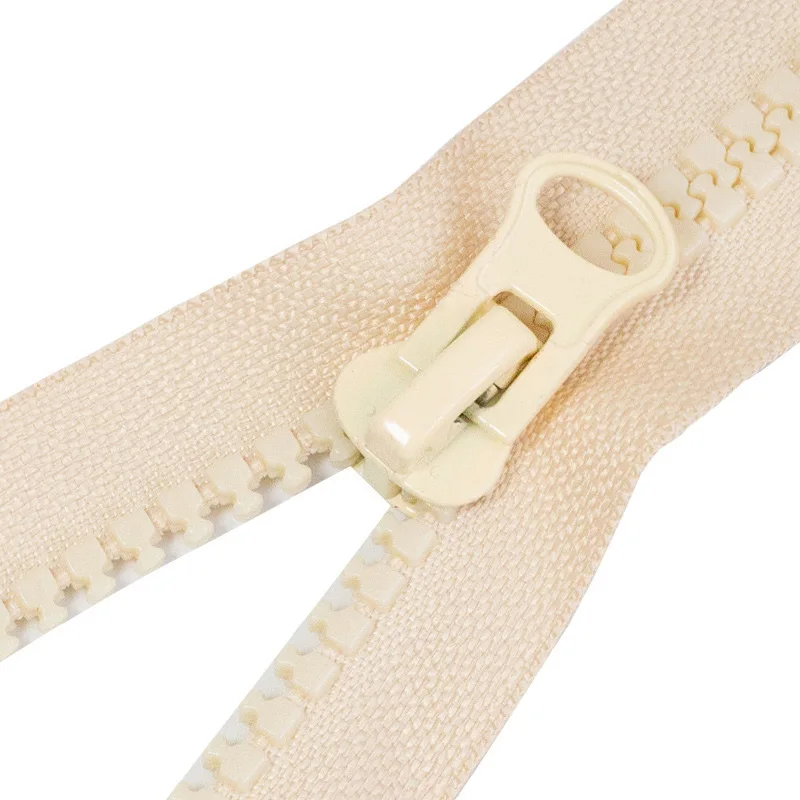 طقم إصلاح بسحاب واحد مفتوح من الراتينج ، مشغولات يدوية لخياطة الملابس ، ملحقات المعطف والملابس ، سترة مبطنة ، 8 # ، 50: 50: 60: 50: 70