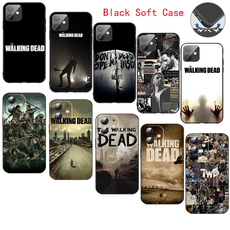 

CR77 TWD the walking dead Soft Silicone Case for Moto Edge 20Lite G40 G41 G51 G22 G71 5G G9 Play G20 G100 Caver