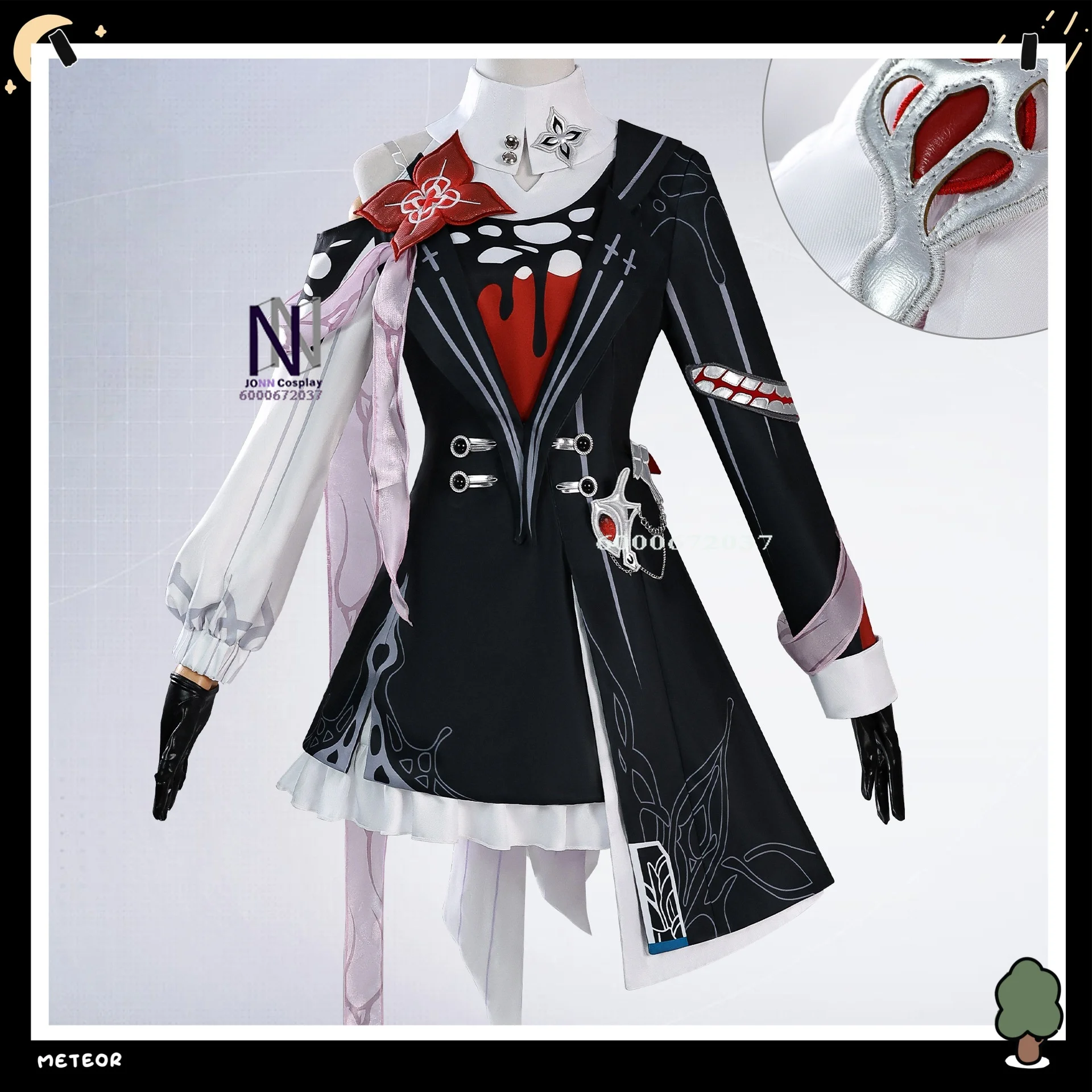 

Honkai:Star Rail Changye Yue March 7th Game-licensed Cosplay Costume Role-playing As Game Character with Outfit Two-dimensional