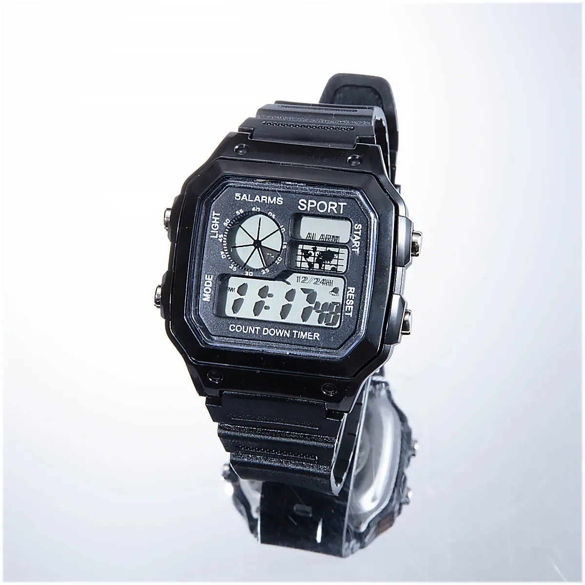 

YIKAZE Sports Watches for men LED Digital Men's Wrist Watches Countdown Alarm Clock Sweatproof Male Sport Electronic Watches