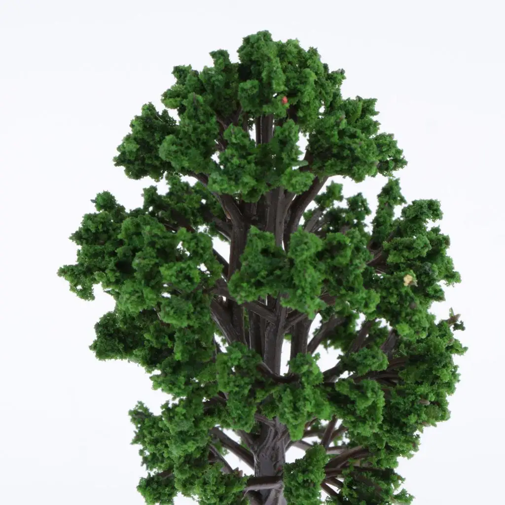 

Green Forest Building Landscape Model Trees OO Scale 1 75 Railway Scenery Tree Plastic for Teaching Micro Diorama
