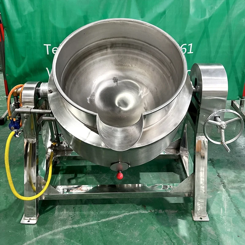 Advanced Automatic Jam Cooker With Stirrer Commercial Sugar & Caramel Cooking Machine Customized
