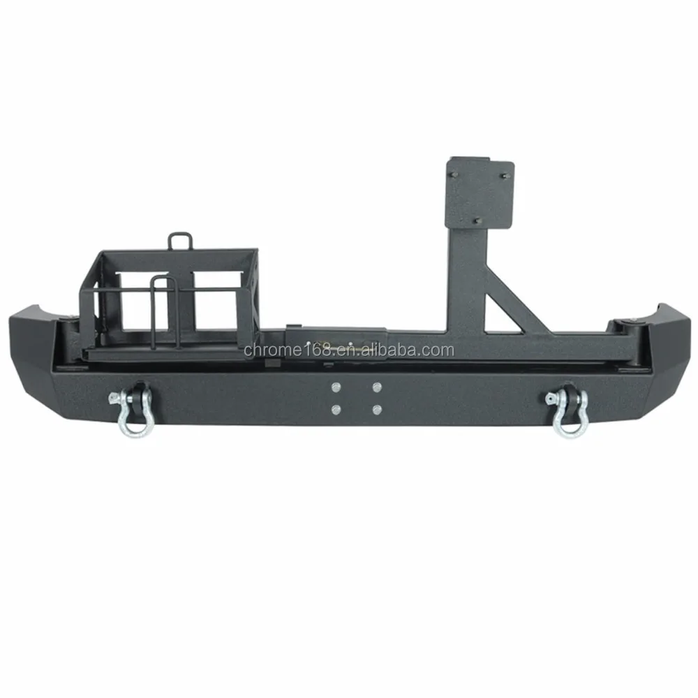 

Steel Rear Bumper With Tire Rack Oil Bucket Bracket For Fj Cruiser 2007+ Off Road Accessories