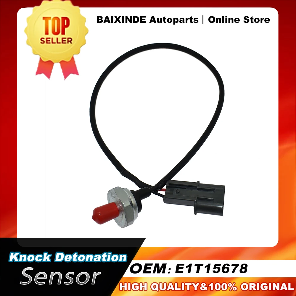 OEM E1T15678 Short Knock Detonation Sensor Fits for Auto Parts Car Accessories High Quality