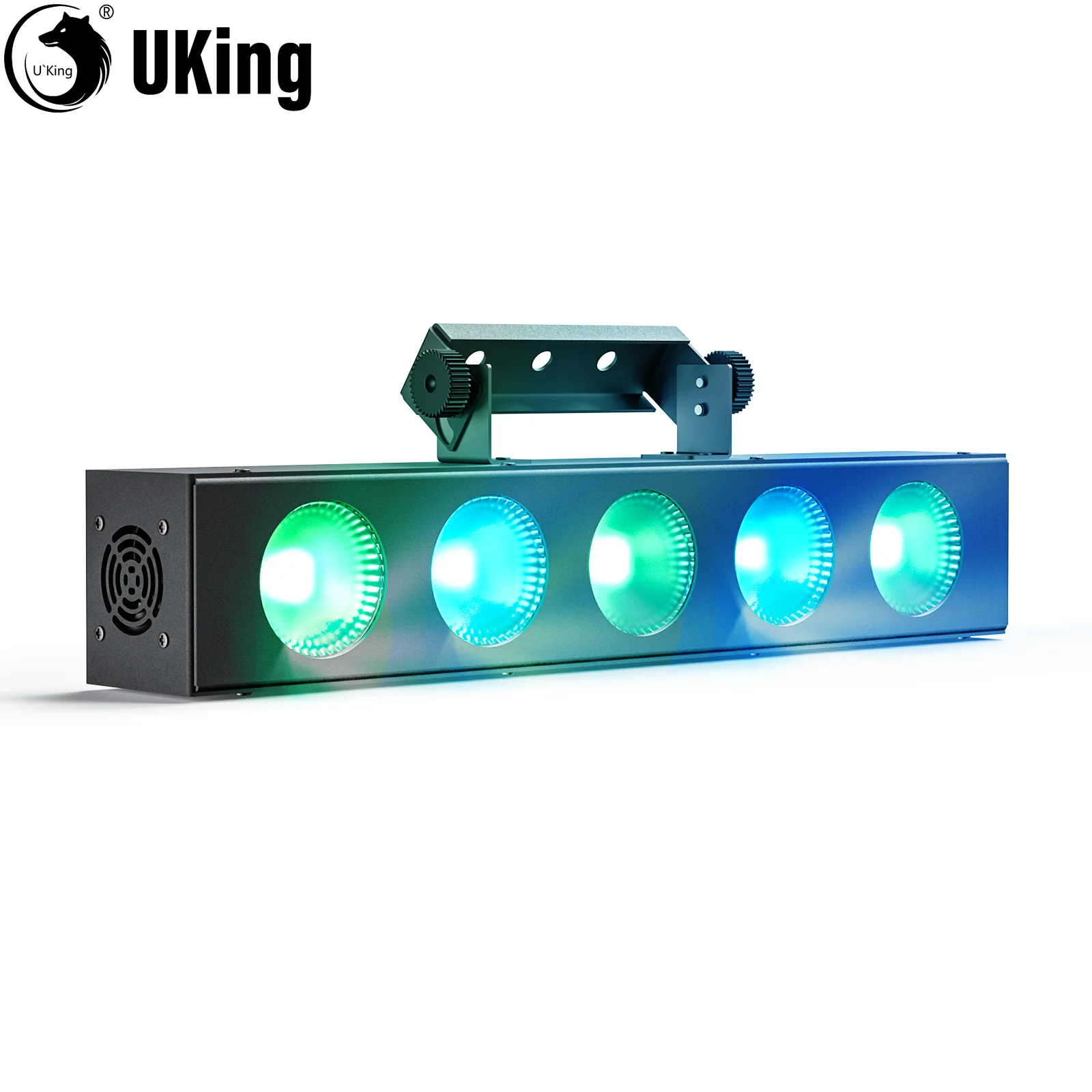 

U'King Five-eye COB Matrix Par Light With 5X12W RGBW LEDs DMX Stage Light Car Show Performance Face Light For Club Wedding Party