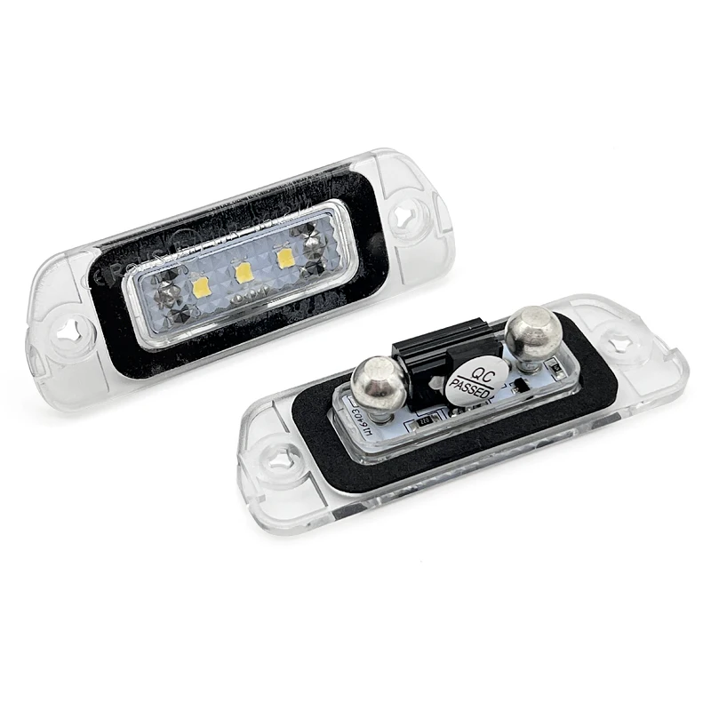 2Pcs LED License Plate Light For Benz X164 W164 W251 GL350 GL450 GL500 GL550 ML350 ML450 ML500 ML550 ML63 AMG R350 R320 R500
