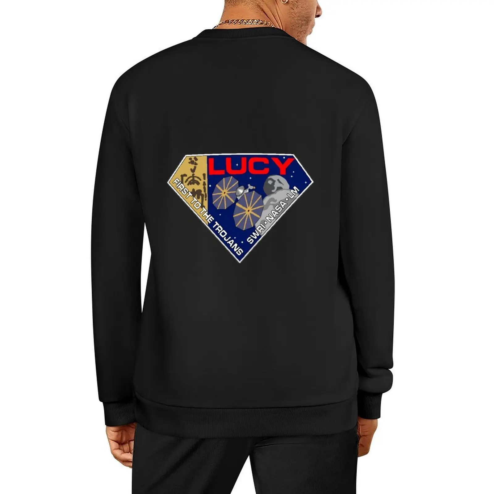 

Lucy Mission Logo Pullover autumn anime clothing autumn jacket men men's clothing men's sweatshirt
