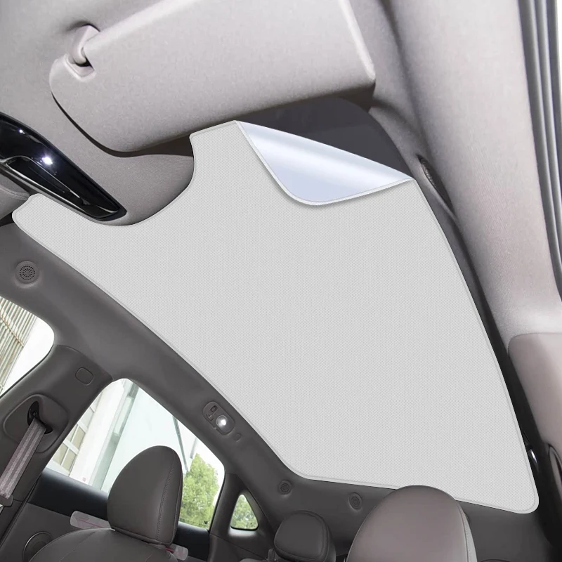 Car Suede Fabric Anti-uv Electrostatic Adsorption Sunroof Sunshade For MG IM5 L6 2024-2026 Heat Insulation Skylight Accessories
