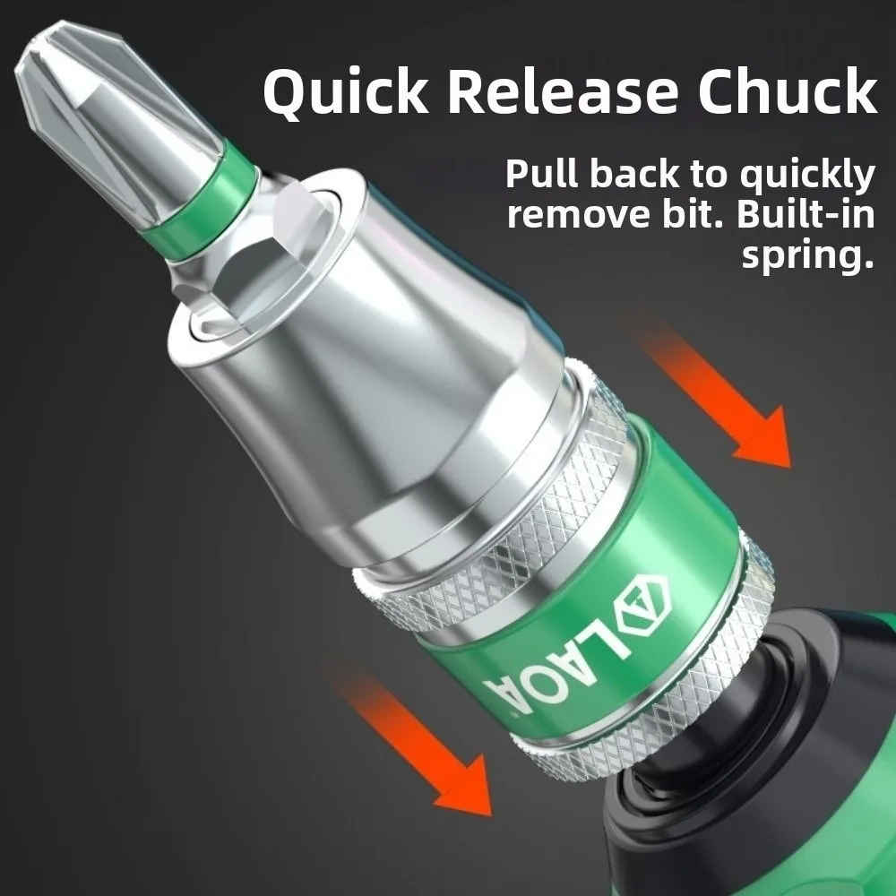 

6.35mm Screwdriver Extension Quick - release Alloy Steel Self - locking Extension Rod 1/4" Impact Hexagonal Handle