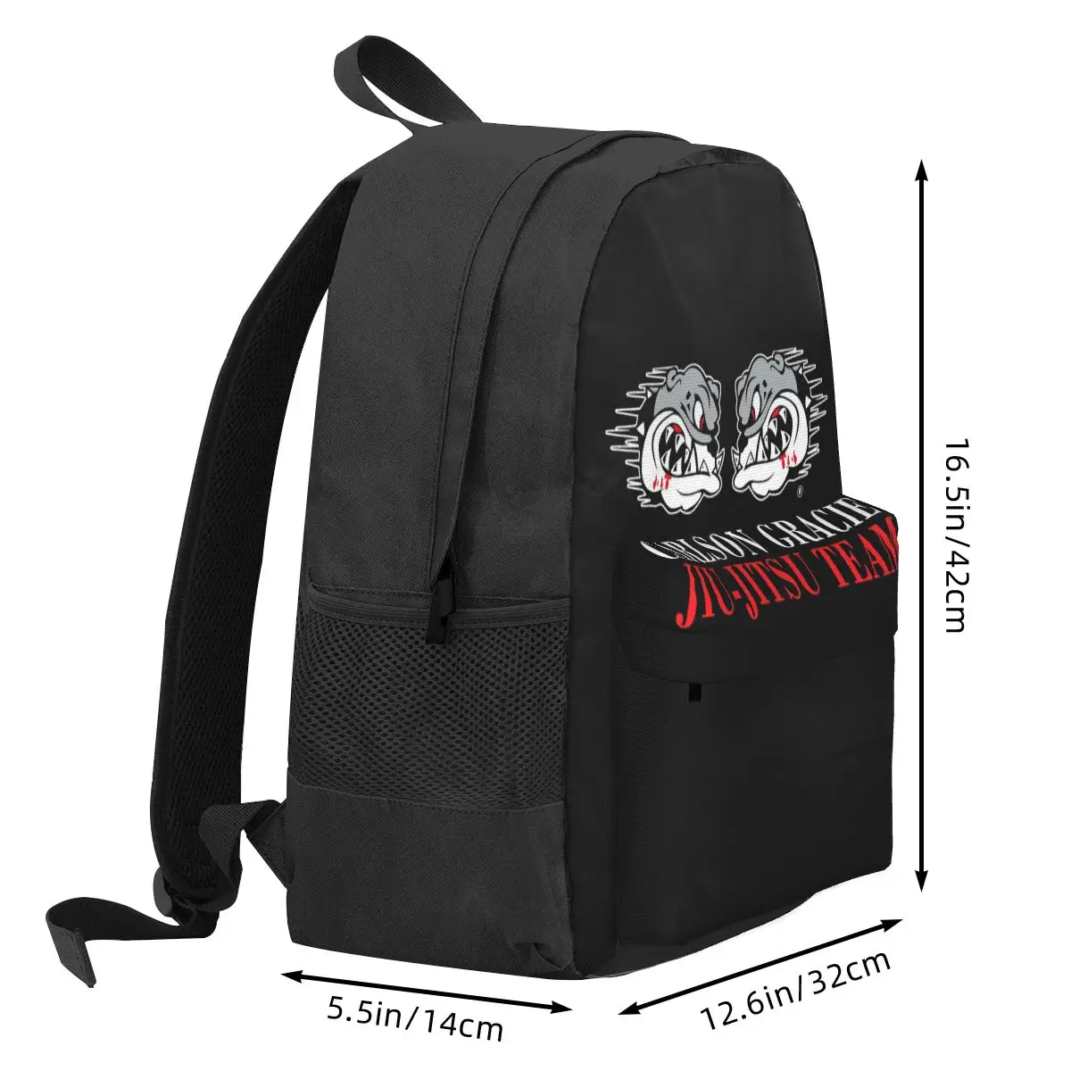 Carlson Gracie Jiu-Jitsu Team Logo Backpack Hot Sale Daypack Large Capacity Children BookBag School Bag
