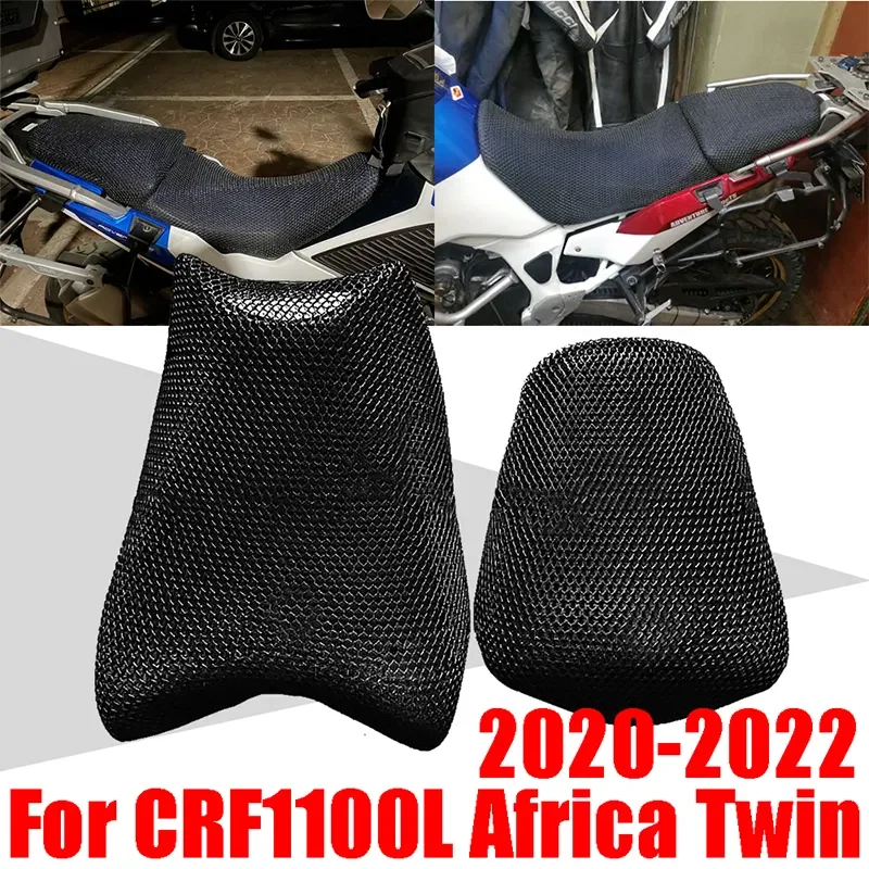 For HONDA africa twin 1100 crf1100 crf 1100 L 1100L CRF1100L ADVENTURE SPORT 2020 motorcycle seat fabric Cover Nylon Seat Cover