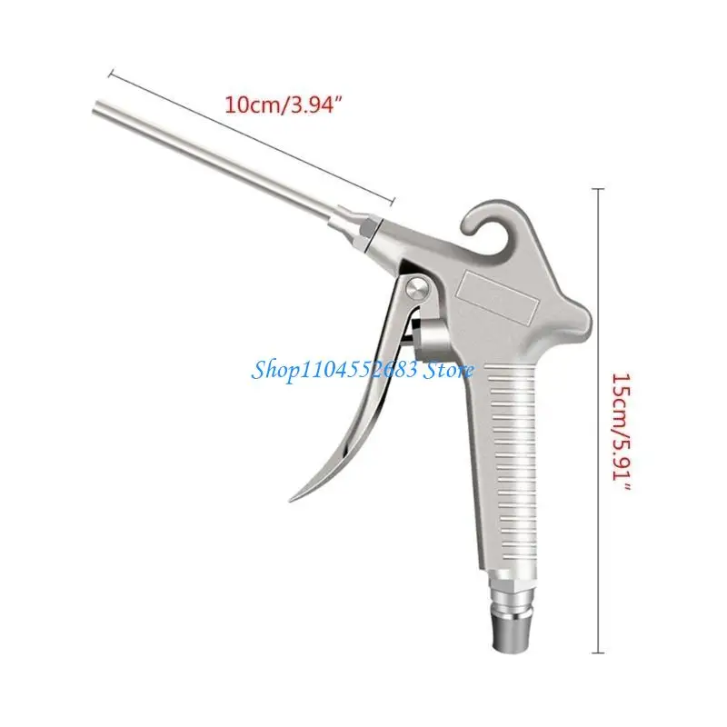 Y6GD Luft Blas Staub Pistolen Luft Werkzeug Metall Gebogen Rohr Düse Pneumatische Blas Staub Entferner