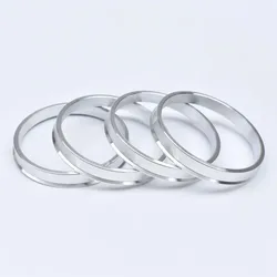 4pcs Aluminium Wheel Hub Centric Rings 67.1mm Car Hub to 70.1/70.5/71.5/72.62/73.1/74.1/75.1/76.1/82.1/106/110/112mm Wheel Bore