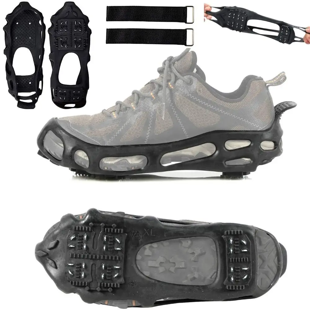 

Durable 24 Studs Ice Snow Traction Cleats Non-slip Wear-resistant Crampons Stretch Rubber Gripper Snow Spikes Outdoor Activities