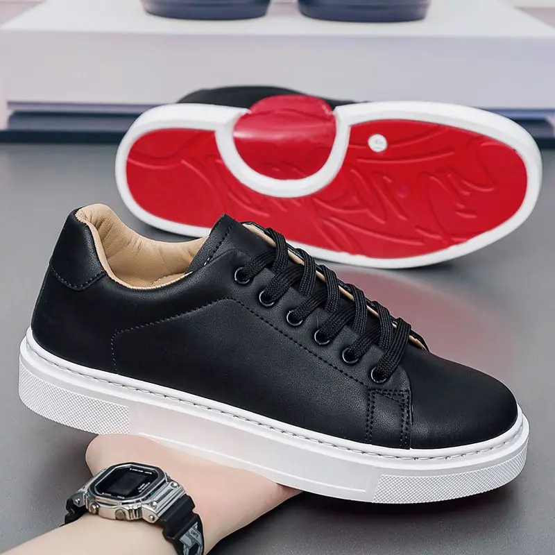 أحذية رجالية جديدة، أحذية رياضية، أحذية تزلج، أحذية كاجوال أنيقة على طراز الشارع غير قابلة للانزلاق وخفيفة الوزن مبطنة