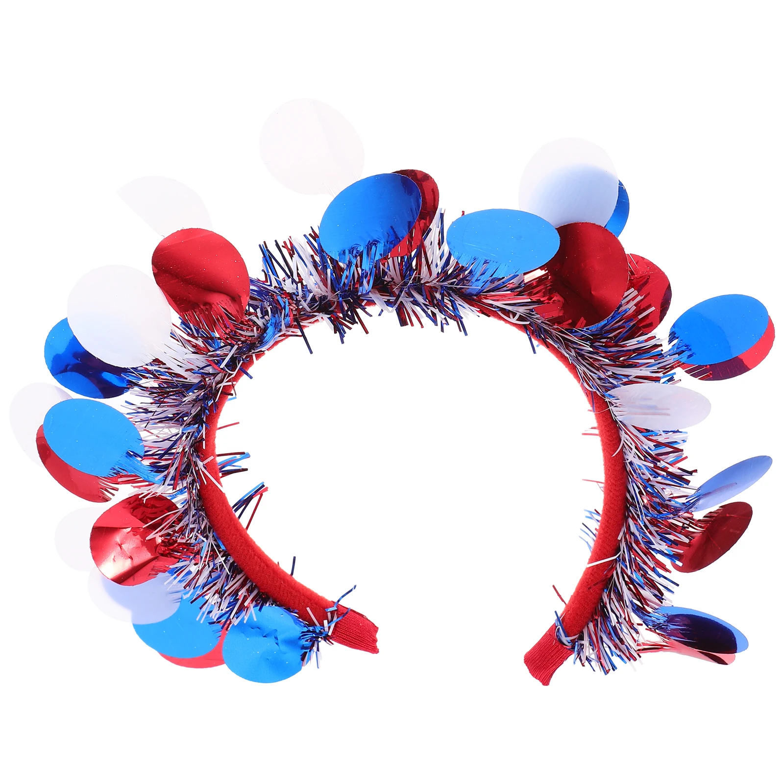 

Red White Blue Headb s Independence Day Decorative Hair Cosplay Accessories Festive Headdress Costume Supplies Lightweight