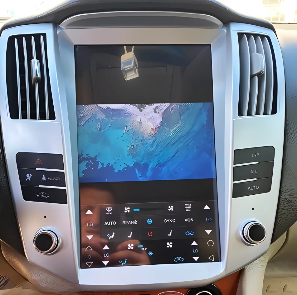 Autoradio con schermo Tesla per Lexus RX RX300 RX330 RX350 RX400H 2004-2008 lettore multimediale Android 13 Stereo Auto Carplay