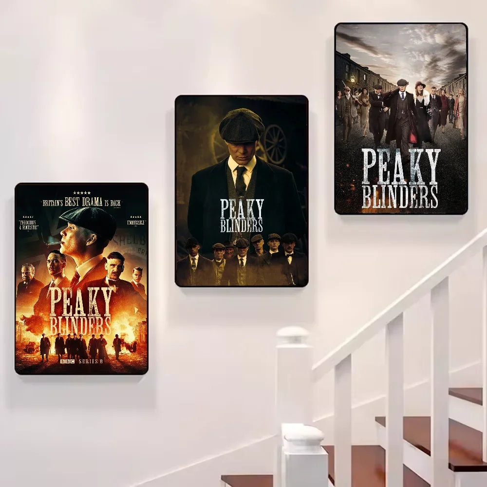 Gangster Movie P-Peaky Blinders Wall Art Poster Living Room Bar Cafe Bedroom Office Bedroom Home Wall Decorative Canvas Painting