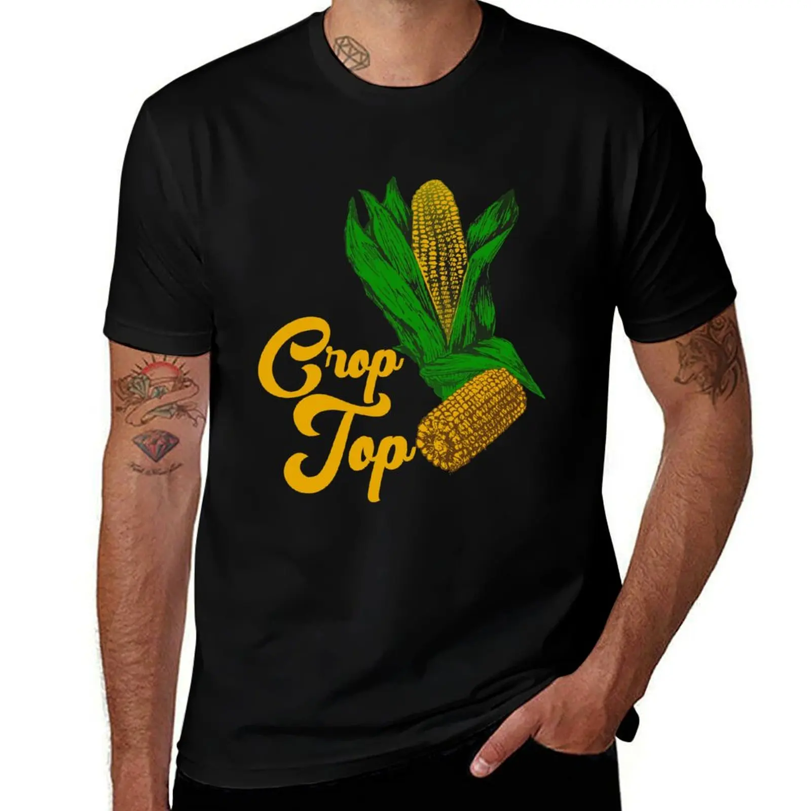 

Summer Corn Crop Top Farmer Farming Corn Lover T-Shirt Funny t-shirts korean fashion designer t shirt men