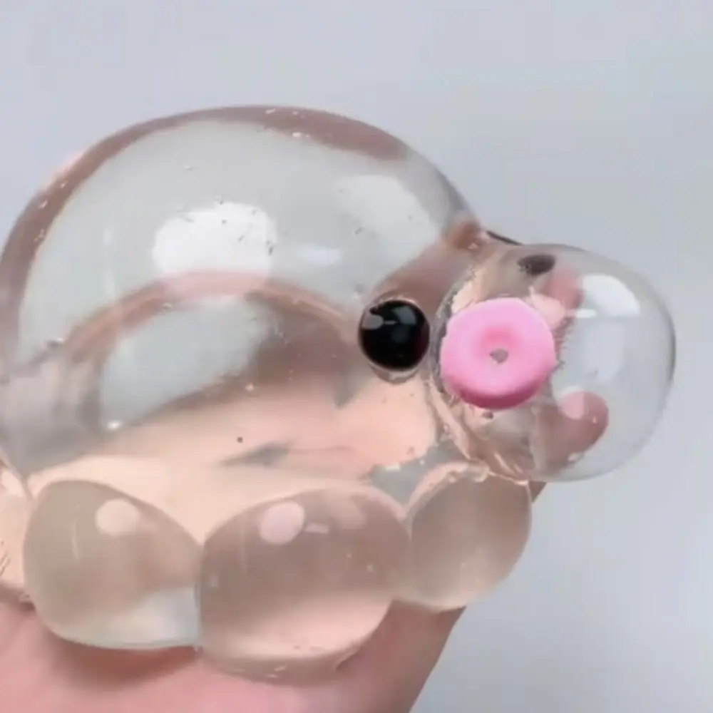 Quetschen Akne TPR Kristall Ball Transparent Feste Wasser Ball Kneifen Spielzeug Simulation Realistische Blase Octopus Kneifen Spielzeug
