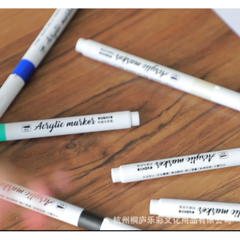 Acrylic Marker Pen Children Doodle Hand Drawn Acrylic Brush Waterproof Quick-Drying Ink Student Marker Package