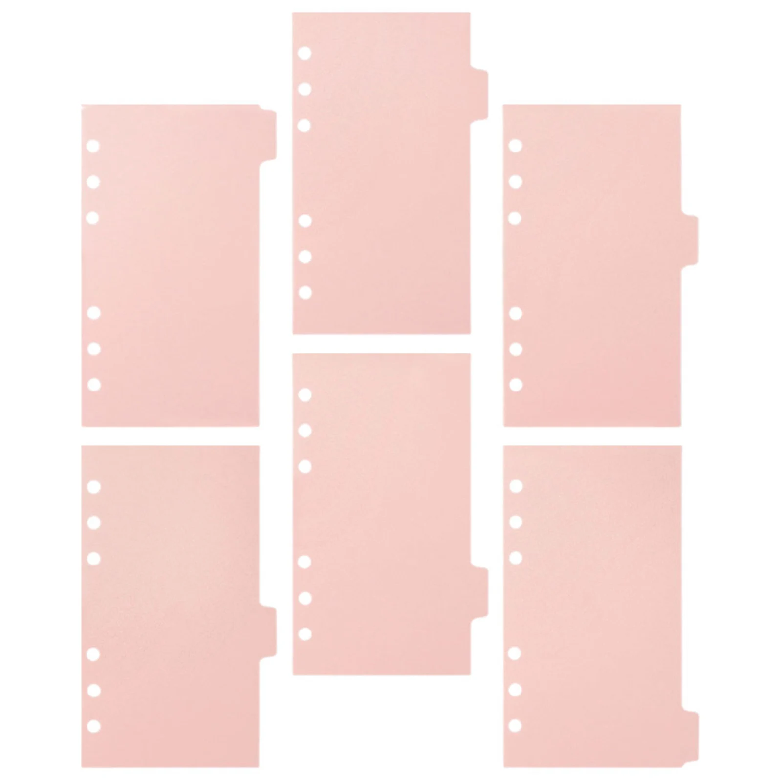 

A5 Plastic Tab For 6 Ring Binder Page Dividers Index Dividers Sheet Protectors Binder Accessories Notebook Organizers For