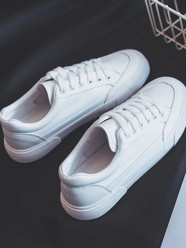 

Summer 2024 New Style Men's Casual White Board Shoes Korean Trend Sporty All-Match Flat Heel Rubber Bottom Breathable Cloth