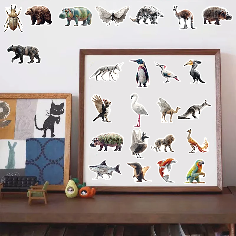 50 SZTUK Naklejek Zebra Phantom Graffiti Motocykl Kreskówka Deskorolka Wodoodporne Laptop Bagaż Samochód Fajne Naklejki na Aktywności Społeczne Akademik