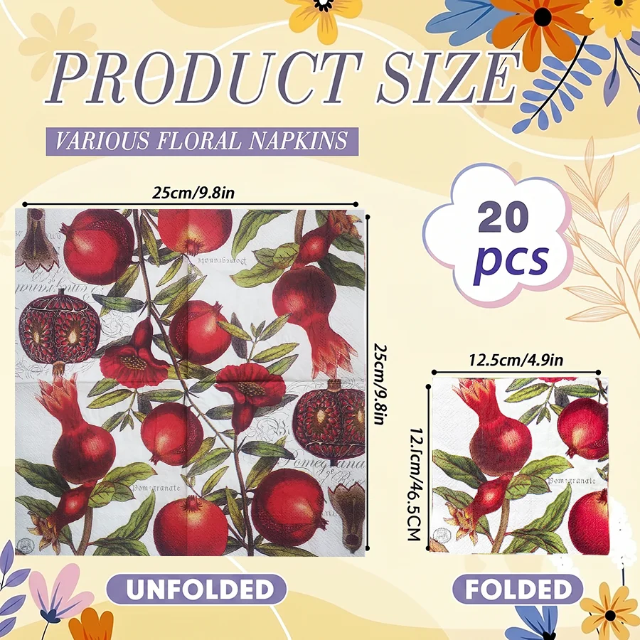20Pcs Vintage Pomegranate Bota - огляд і ціна Chamomile Tea