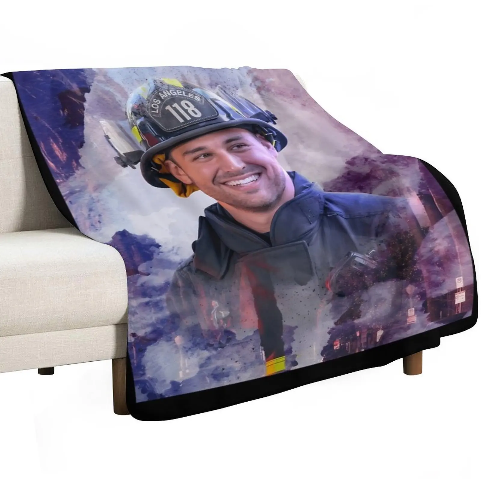 Eddie Diaz - L.A. Dream Throw Blanket Wrinkle Resistant Lightweight Blanket