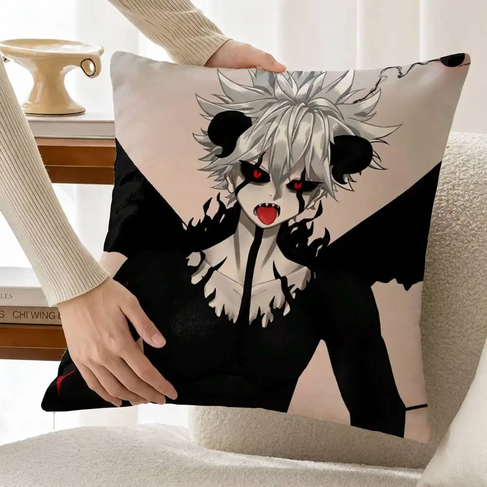 L-Liebe Anime Black Clover Custom Double Sided Print Square Pillow Cushion Cover