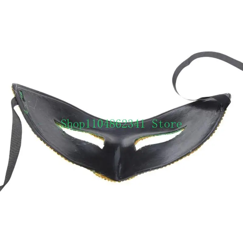 5ASD 가장 무도회 마스크 남성용 앤티크 파티 마스크 탄성 스트랩 반면 마스크