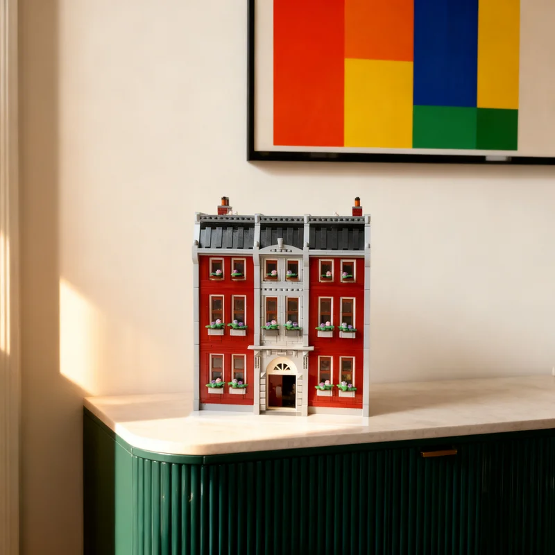 

Конструктор MOC Городские Апартаменты (4143 детали) — Модульная модель городской улицы, развивающая игрушка, подарок, креативный коллекционный набор для демонстрации, премиум-класс для взрослых