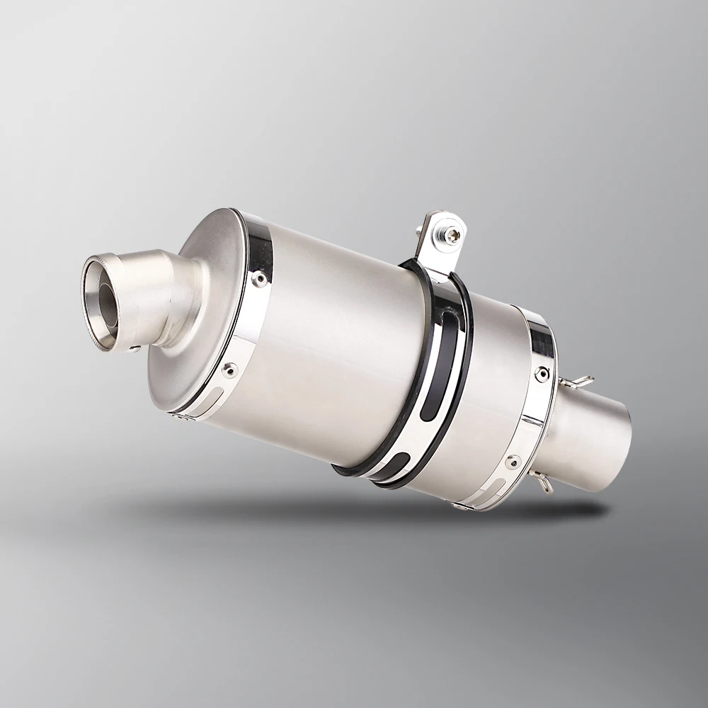 

Universal Motorcycle Exhaust Stainless Muffler Pipe 340mm 440mm 540mm T118 with DB Killer For CB650R NINJA400 R3 GTS300