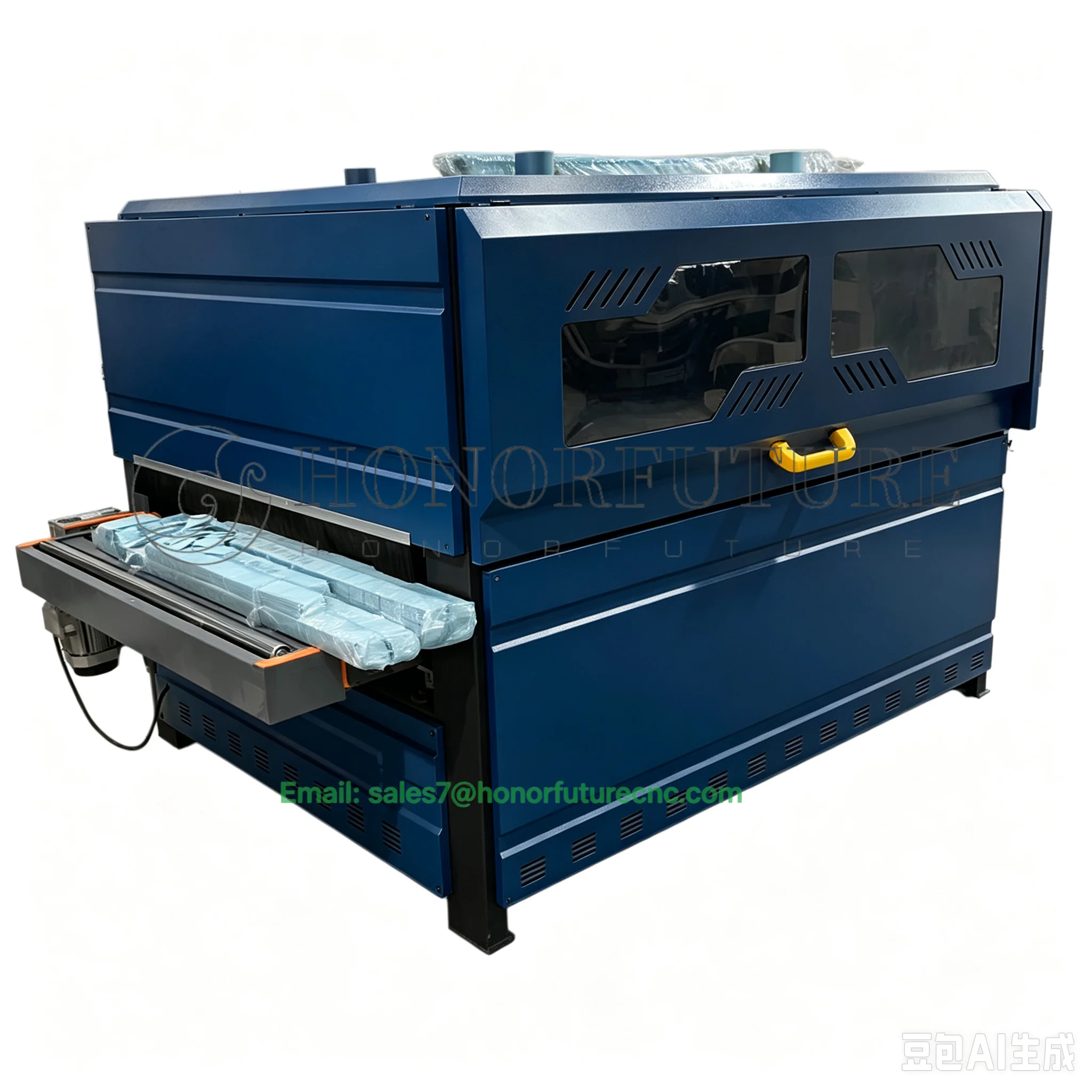 Automatic Door Polishing Machine Wood Disc Brush Polish Sanding Machine Wood Sander Acrylic Polishing Machine for Wood