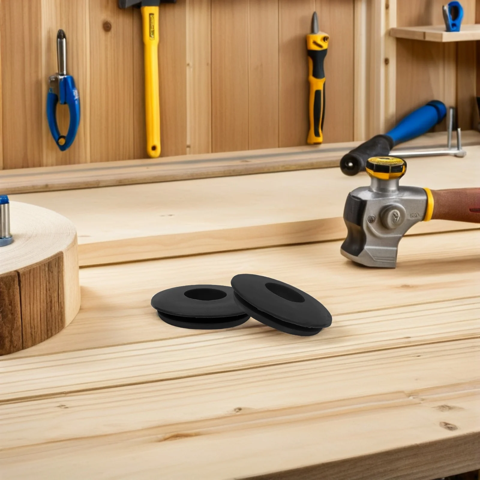 

20pcs Black Rubber Washer Grommet Kit For Semi Truck Seals Air Brake Hose Connectors Trailer Brake Connection Seals Commercial