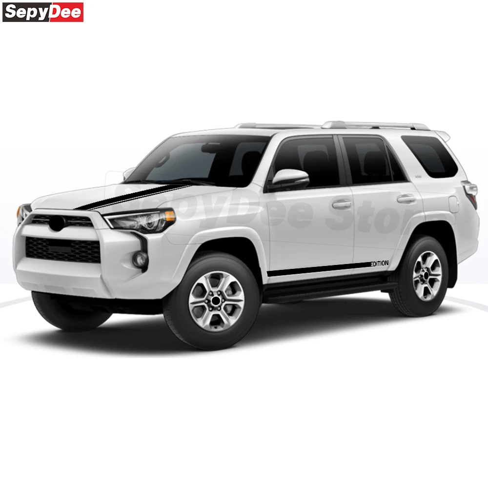 

Edition Graphic Car Hood Bonnet Door Side Skirt Stripe Sticker for Toyota 4Runner Auto Body Decor Vinyl Decal Car Accessories