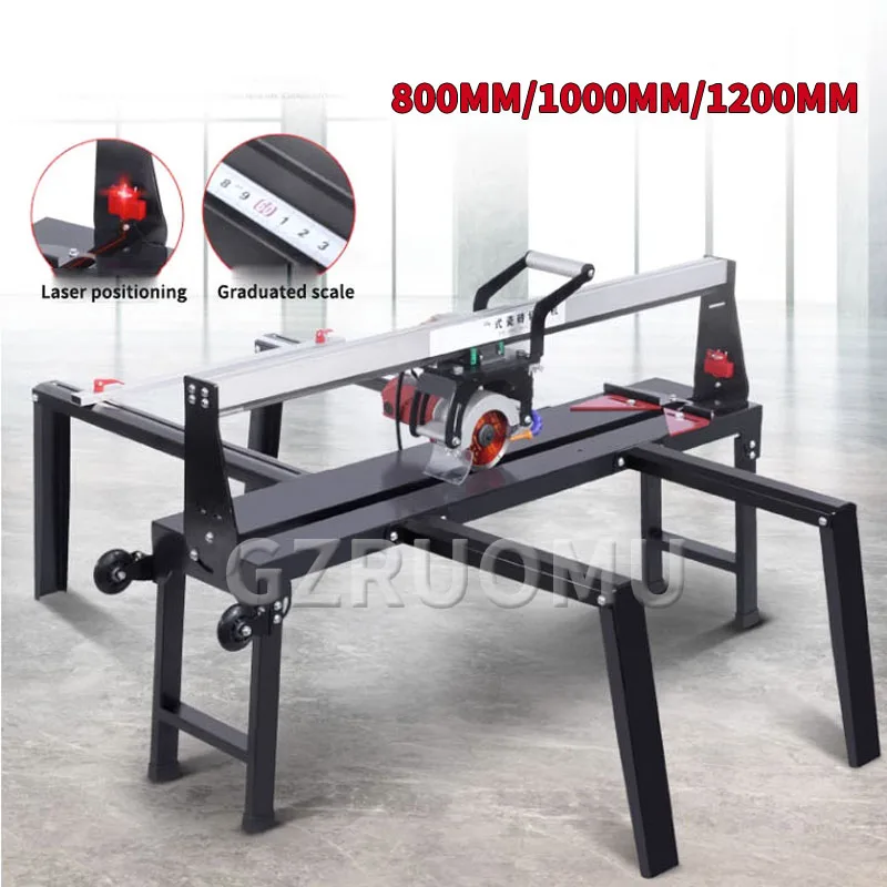 Laser Infrared Tile Cutting Machine 1200MM Tiles Push Knife High Precision Manual Floor Wall Tile Cutter 0-30MM