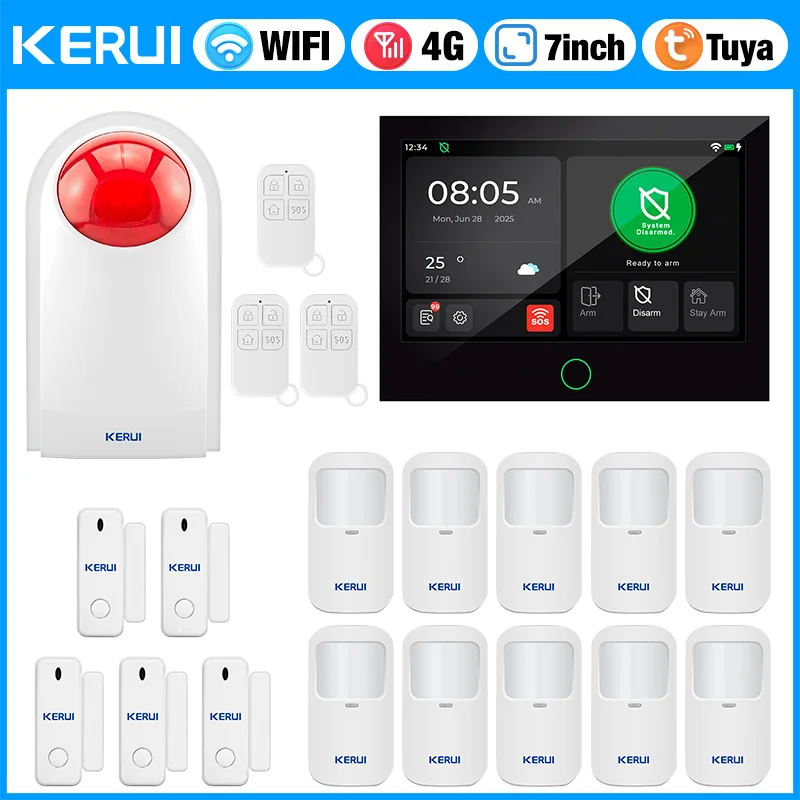 

KERUI 7inch 4G WiFi panel set