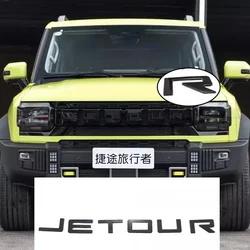 Voor Chery Jetour T2 Voor Achterzijde Logo Zwart Sticker Shining 1Pc