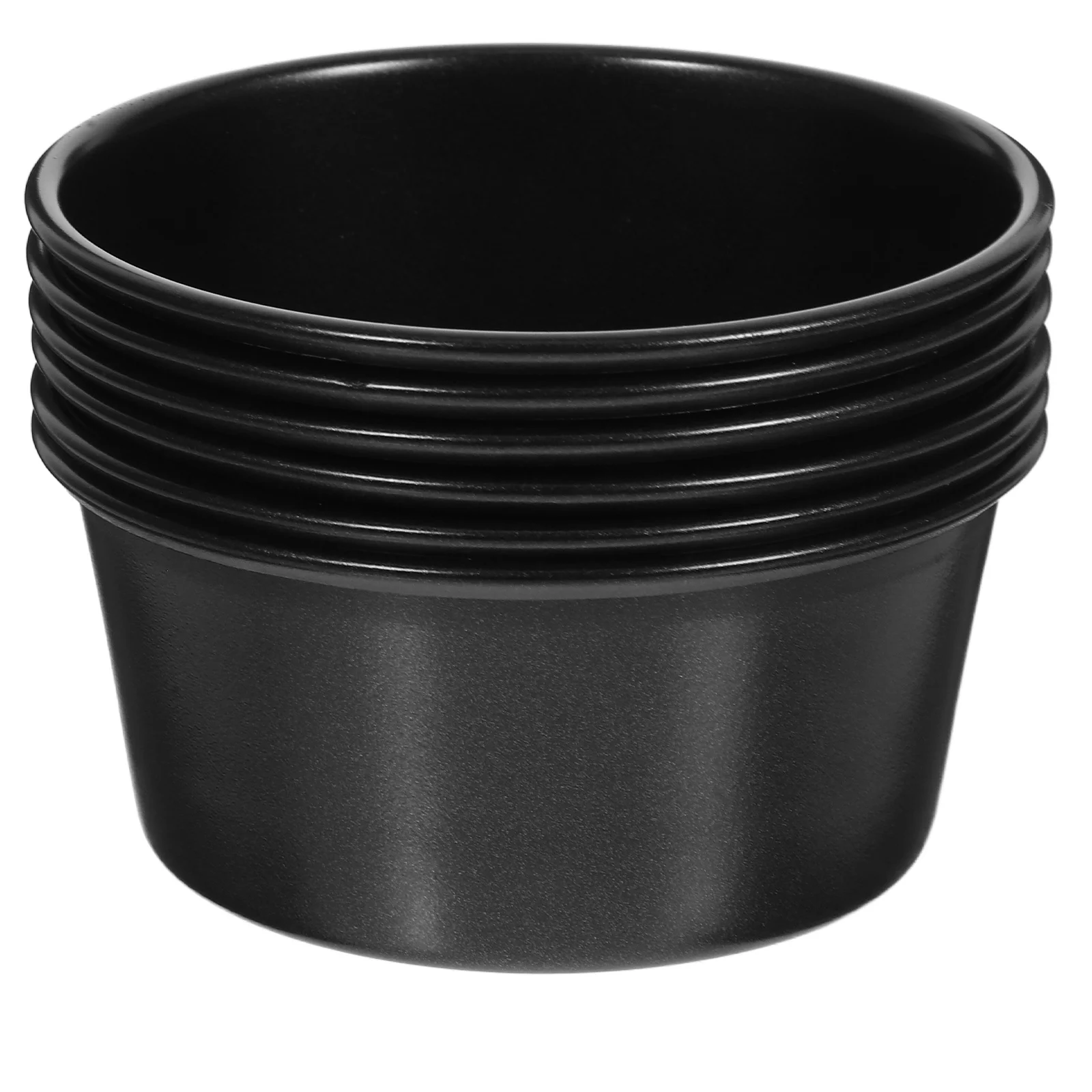 

6Pcs Carbon Steel Cake Baking Pan Bakeware Mini Pudding Molds Longtime Use Easy Demould Mini Cake Pans