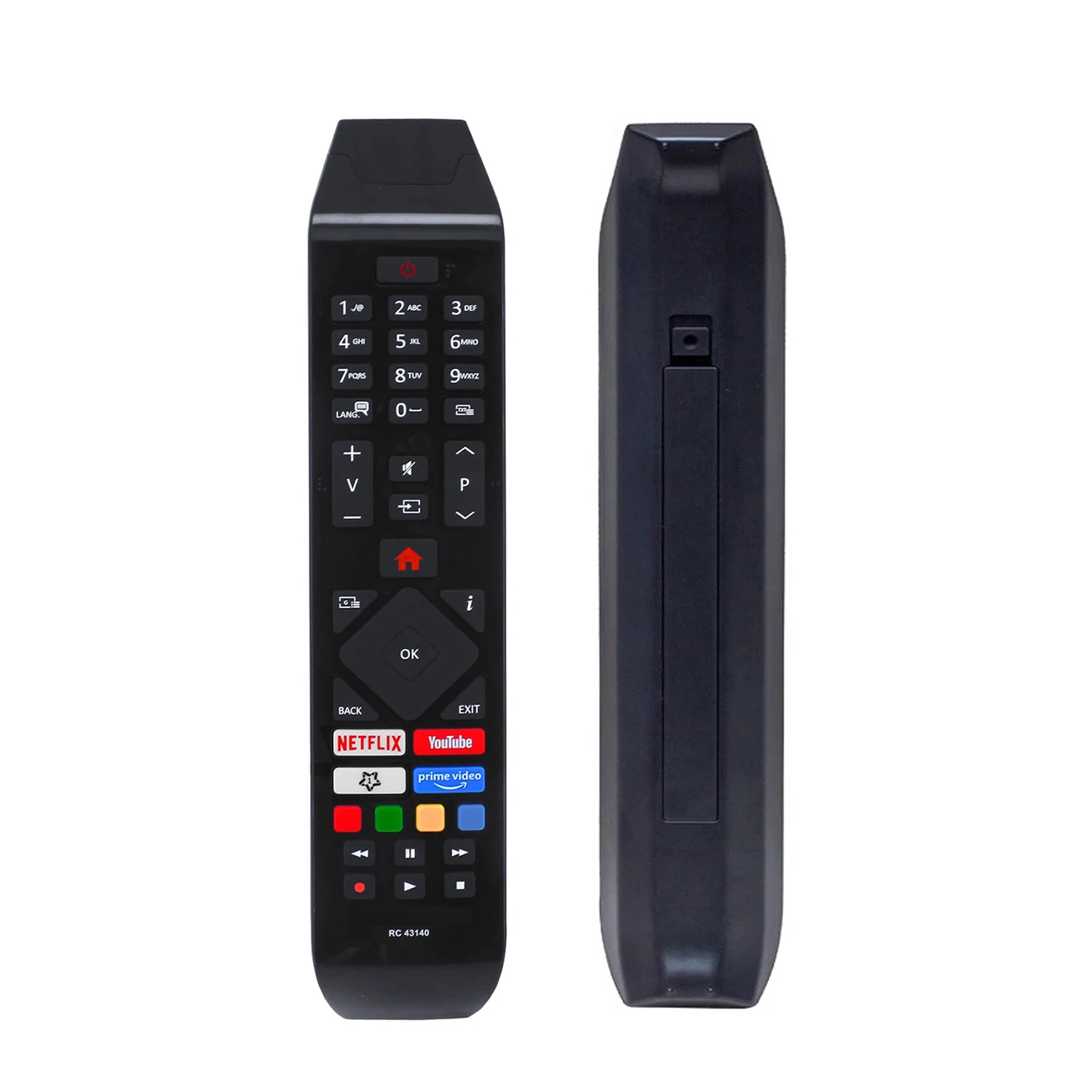 RC-43140 Remote Control Replace for Hitachi TV 24HE2000 32HE2000 32HE4000 40HE4000 43HK6000 43HK6500 49HK6000 49HK6001 49HK6500