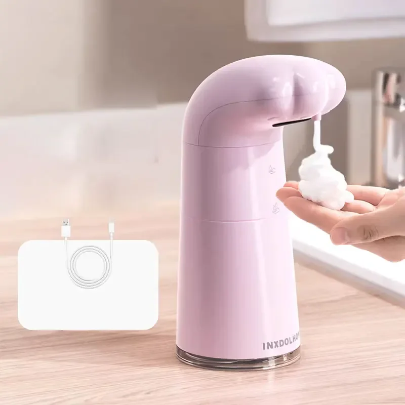 Soap Dispenser Cat Paw Automatic Foam Hand Sanitizer Automatic Sensing Household Hand Soap Dispenser Children's Bubble Machine