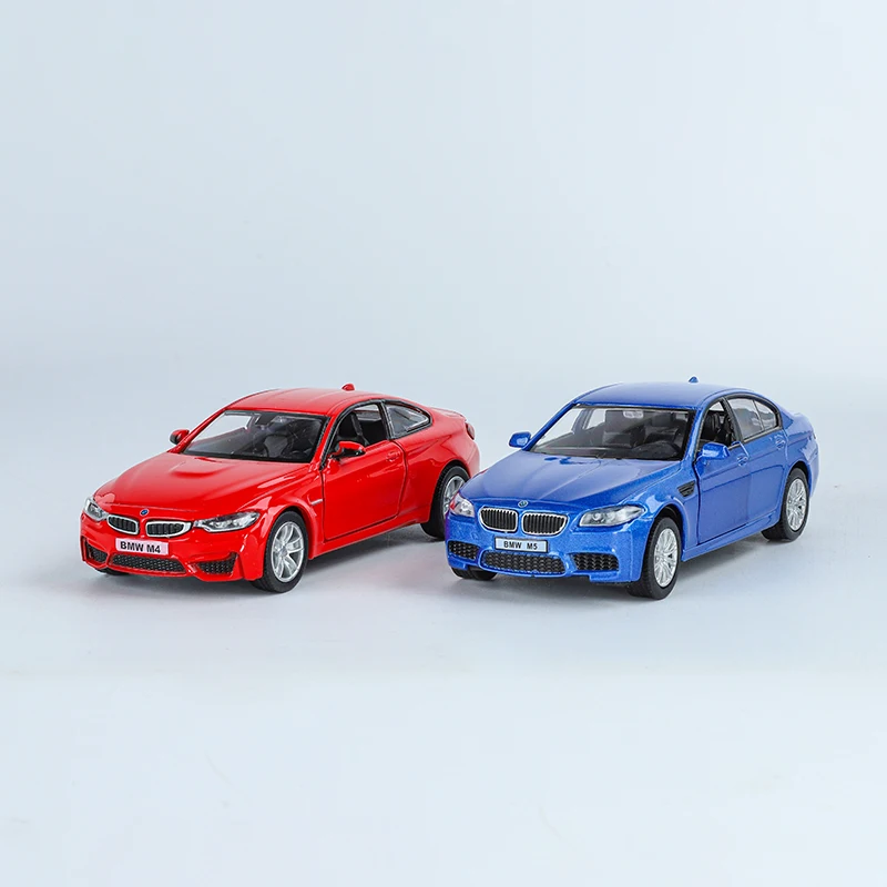 1:36 BMW Alloy Series Models M2 M4 M5 M550i Alloy Cars Toys Boy Sports Diecast Metal Vehicle Gift Premium Fast Furious Hot WHeel